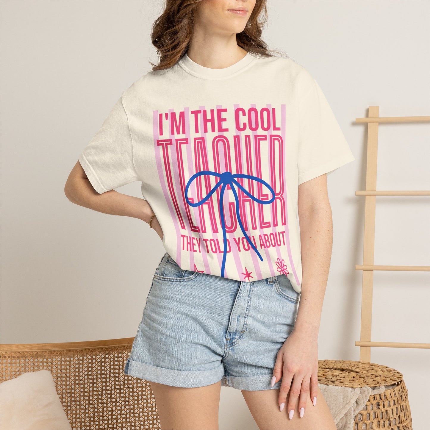 Cool Teacher T-Shirt — "I’m the Cool Teacher They Told You About" Graphic Tee for Educators