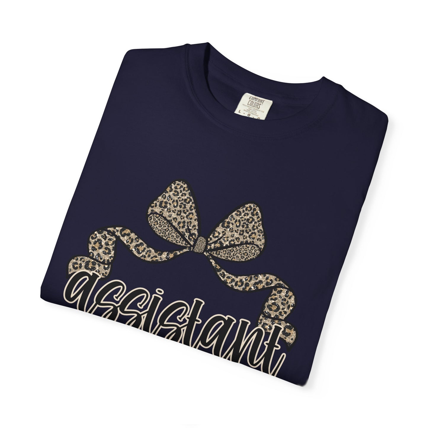 Assistant Principal Leopard Bow T-Shirt