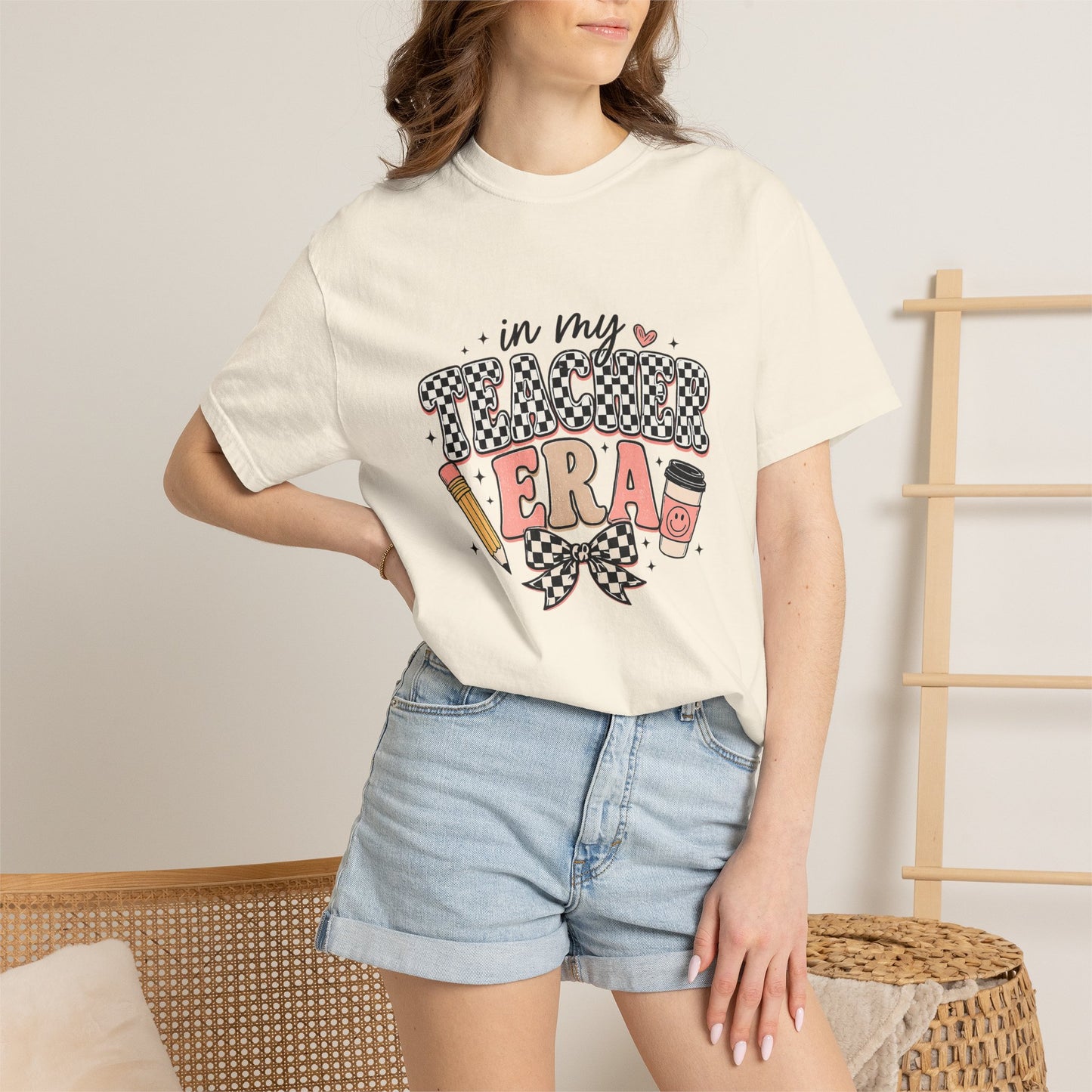T-Shirt — "In My Teacher Era" Cute Teacher Graphic Tee