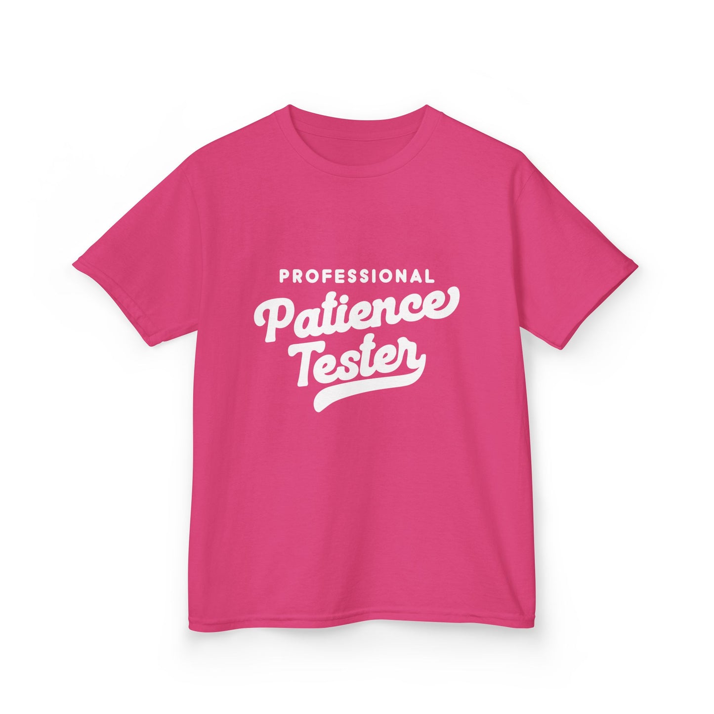 Kids T‑Shirt — "Professional Patience Tester" Funny Graphic Tee for Children