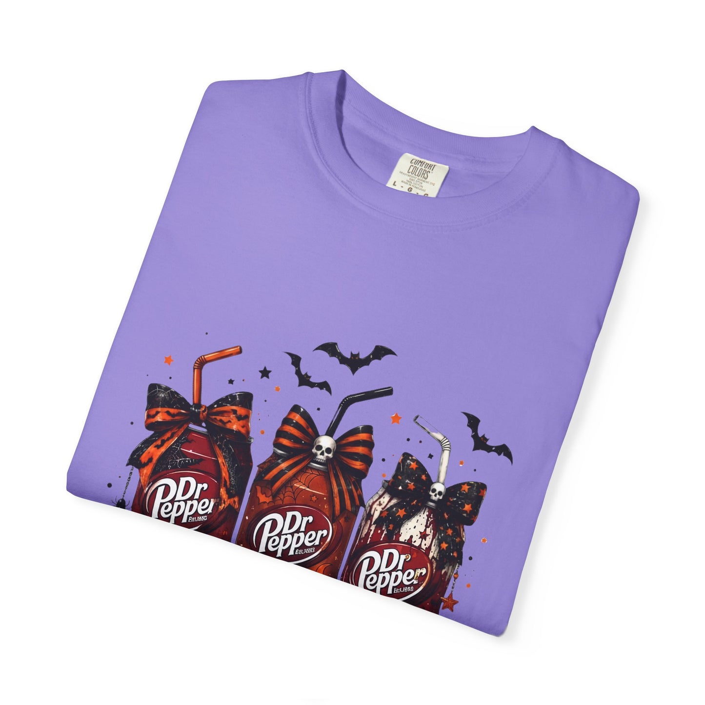 Halloween Dr Pepper Candy Bar T-Shirt — Cute Spooky Soda & Pumpkin Graphic Tee