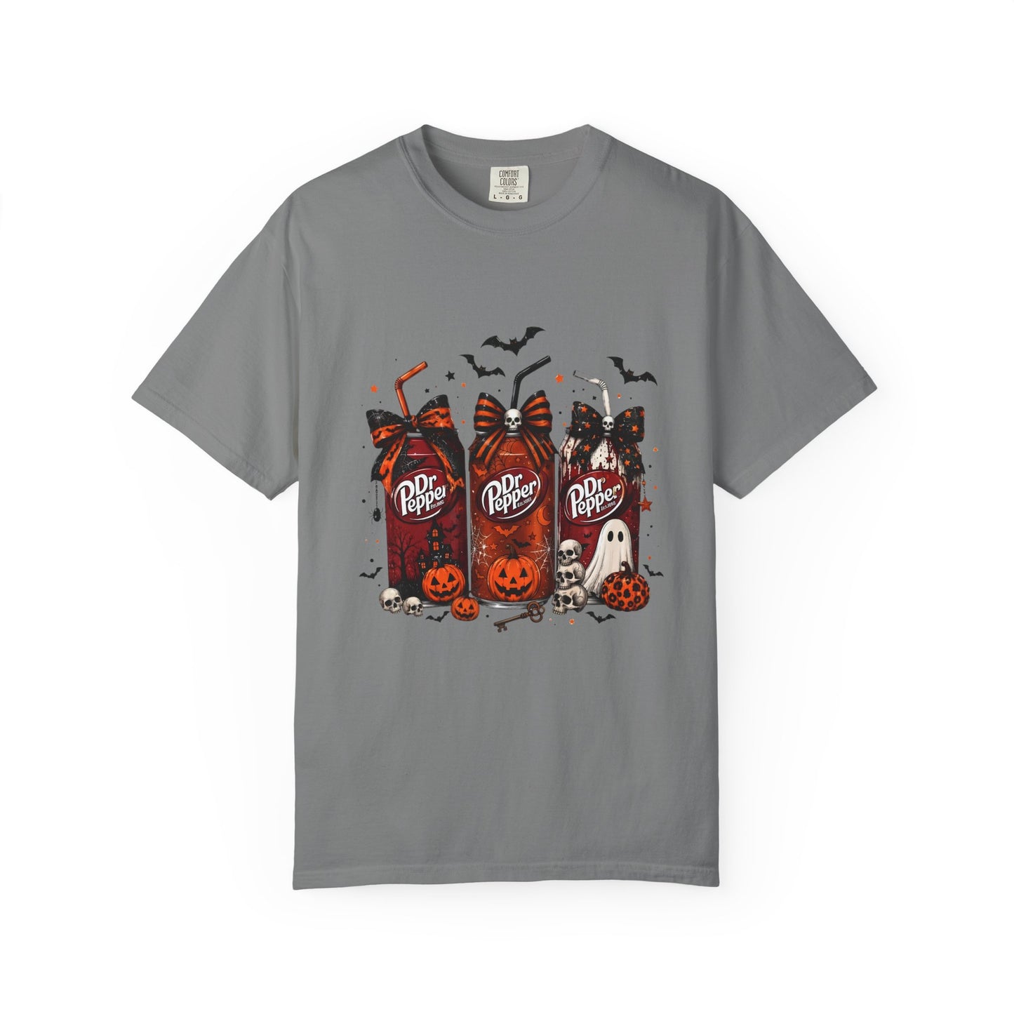 Halloween Dr Pepper Candy Bar T-Shirt — Cute Spooky Soda & Pumpkin Graphic Tee