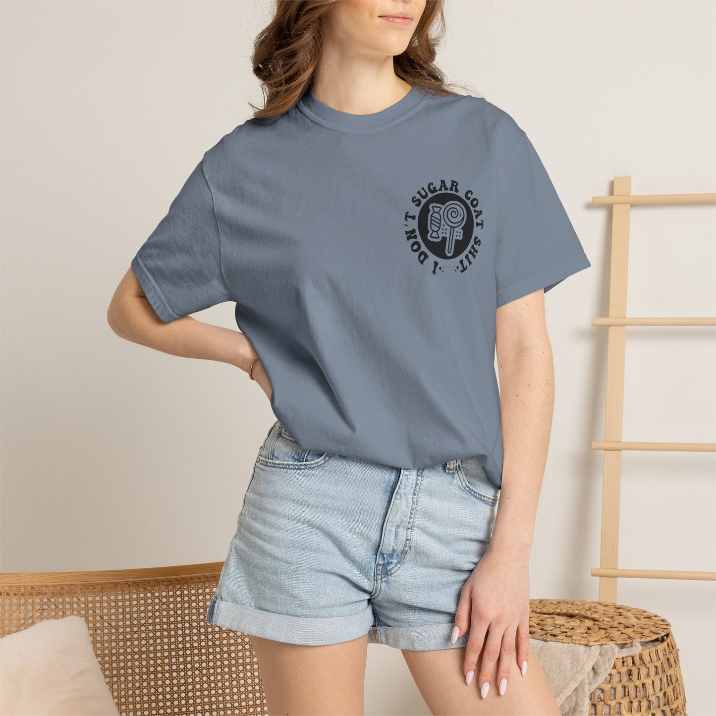 I Don't Sugar-Coat Shit T-Shirt — Bold Graphic Tee with Candy Design
