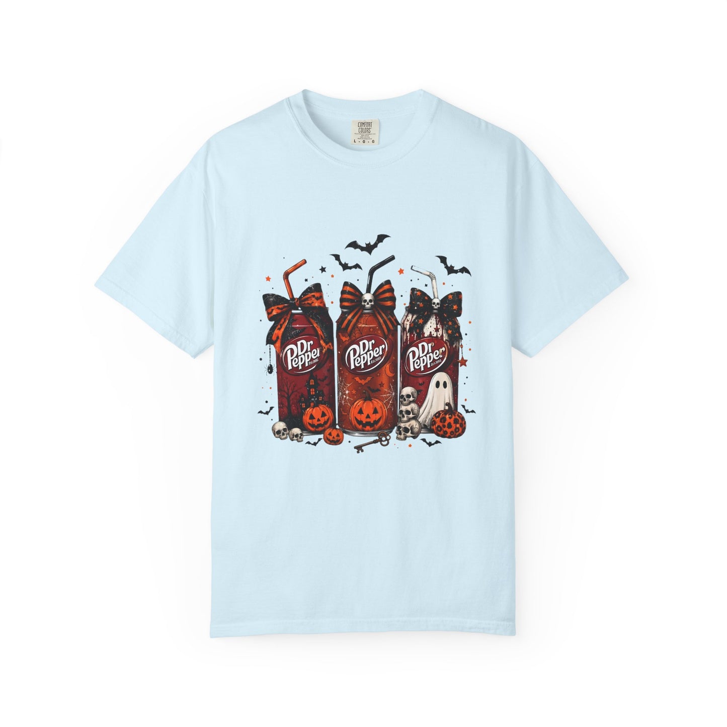 Halloween Dr Pepper Candy Bar T-Shirt — Cute Spooky Soda & Pumpkin Graphic Tee