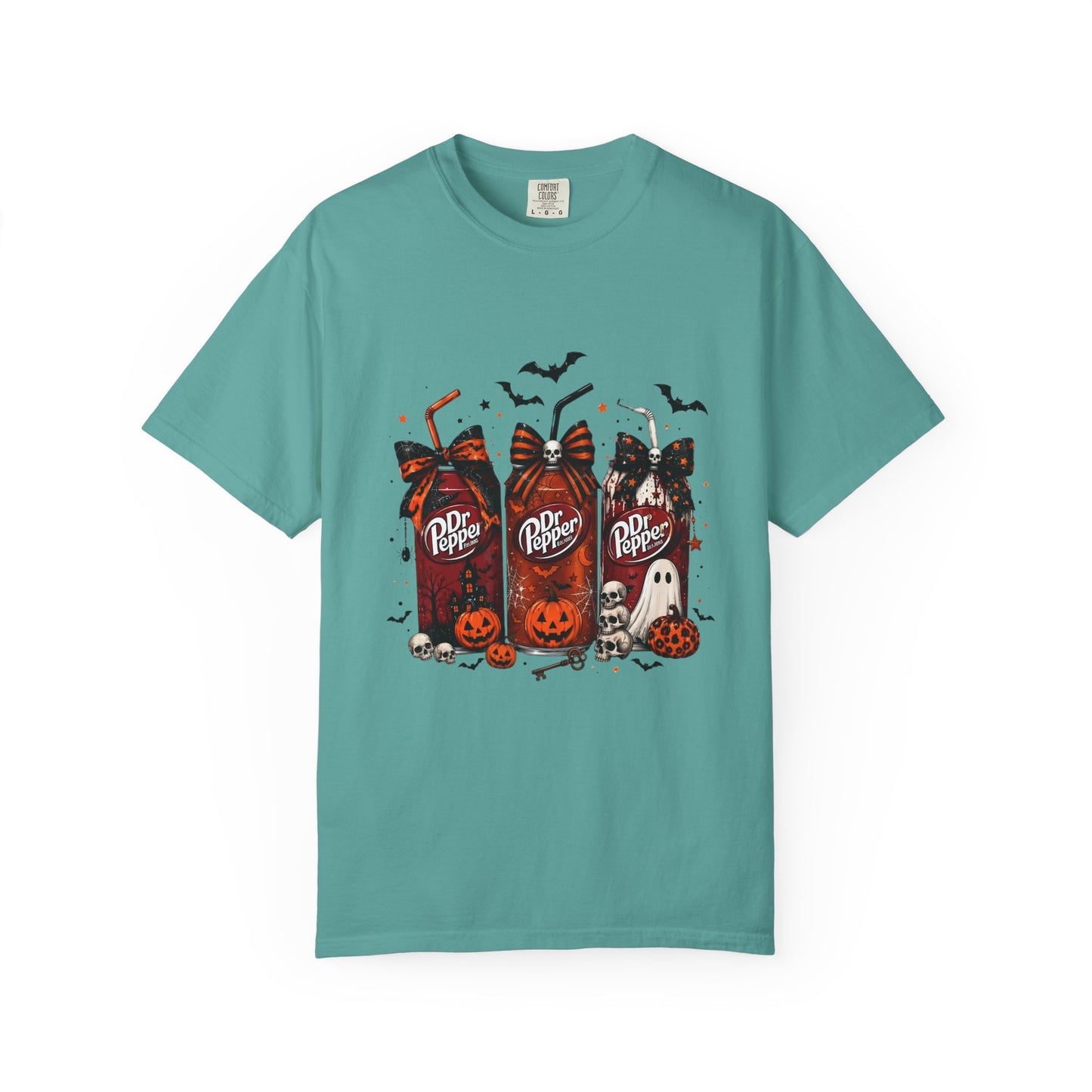 Halloween Dr Pepper Candy Bar T-Shirt — Cute Spooky Soda & Pumpkin Graphic Tee