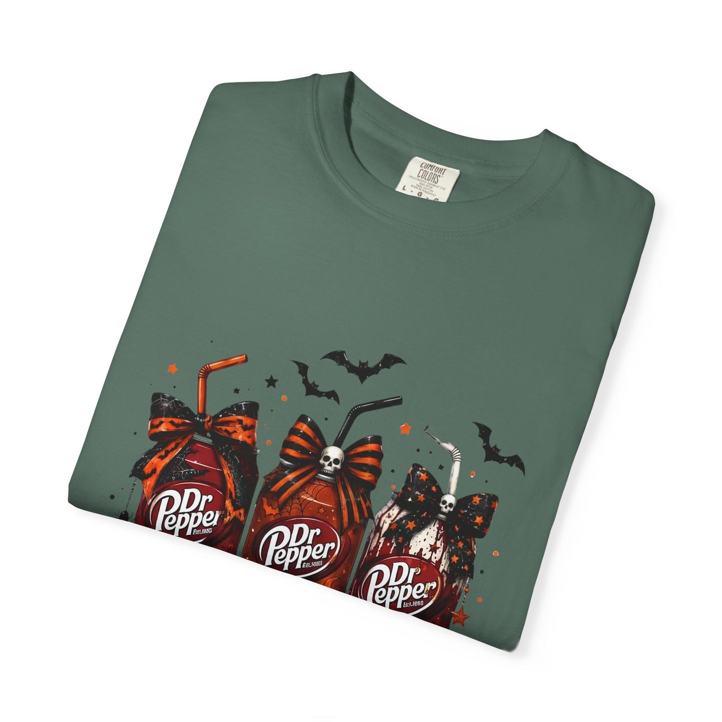 Halloween Dr Pepper Candy Bar T-Shirt — Cute Spooky Soda & Pumpkin Graphic Tee