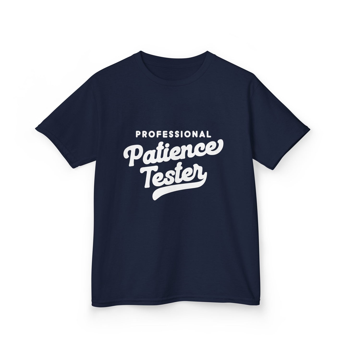 Kids T‑Shirt — "Professional Patience Tester" Funny Graphic Tee for Children