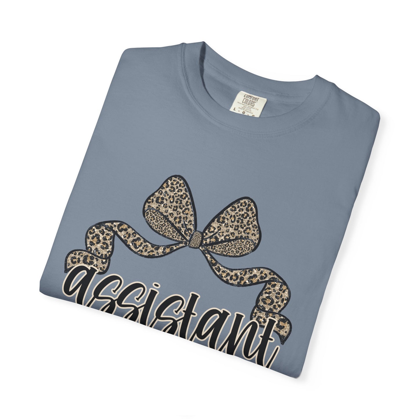 Assistant Principal Leopard Bow T-Shirt