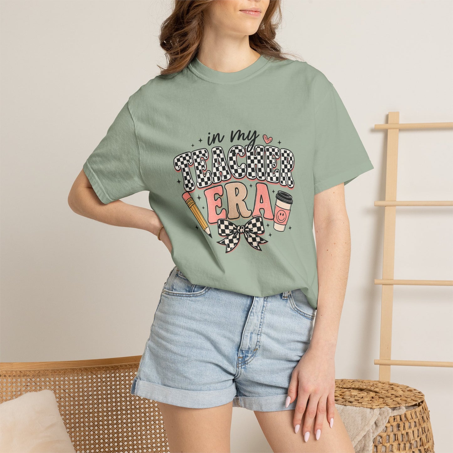T-Shirt — "In My Teacher Era" Cute Teacher Graphic Tee