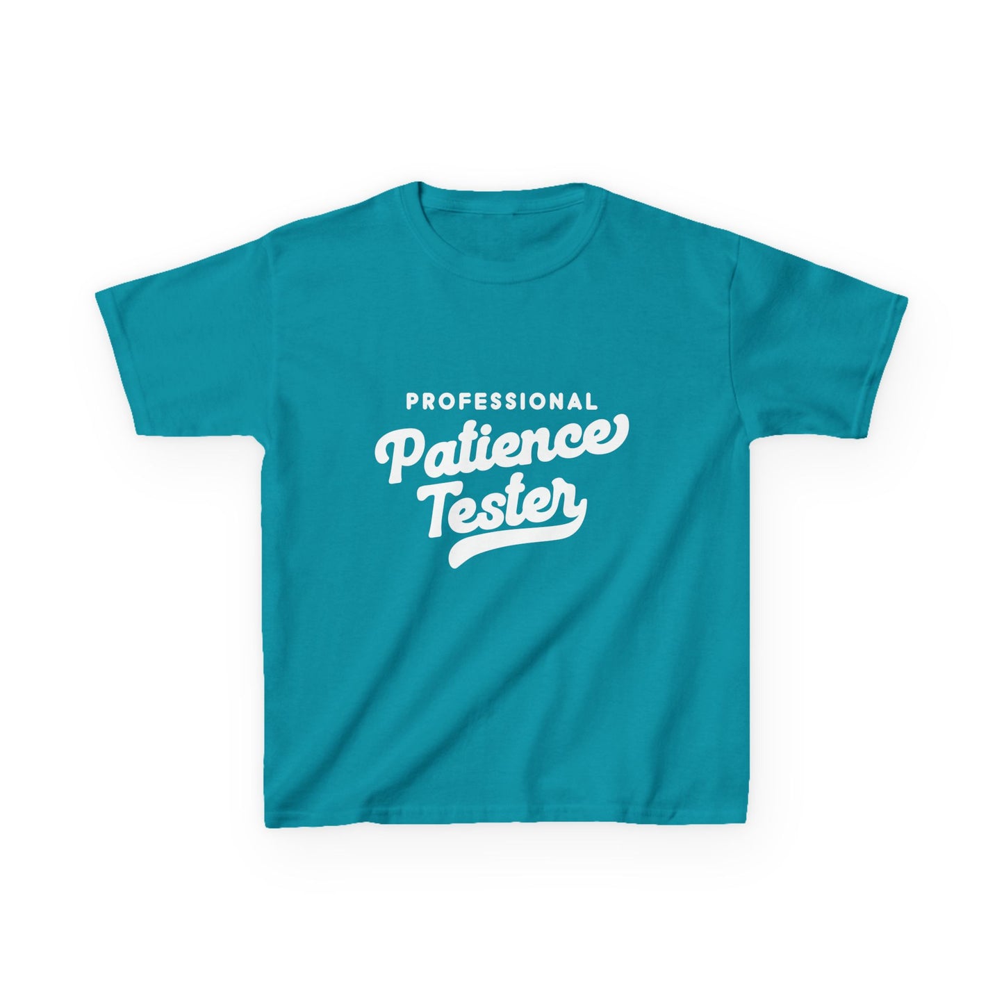 Kids T‑Shirt — "Professional Patience Tester" Funny Graphic Tee for Children