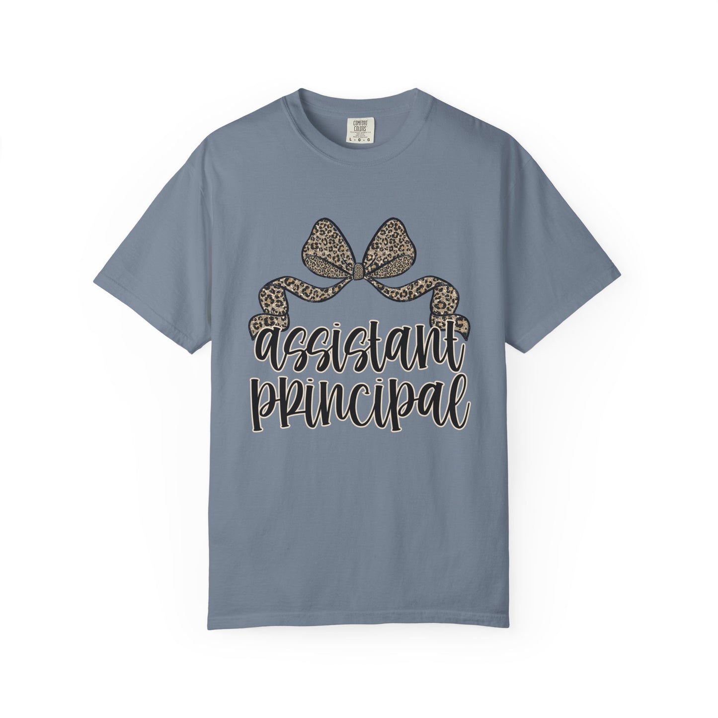 Assistant Principal Leopard Bow T-Shirt