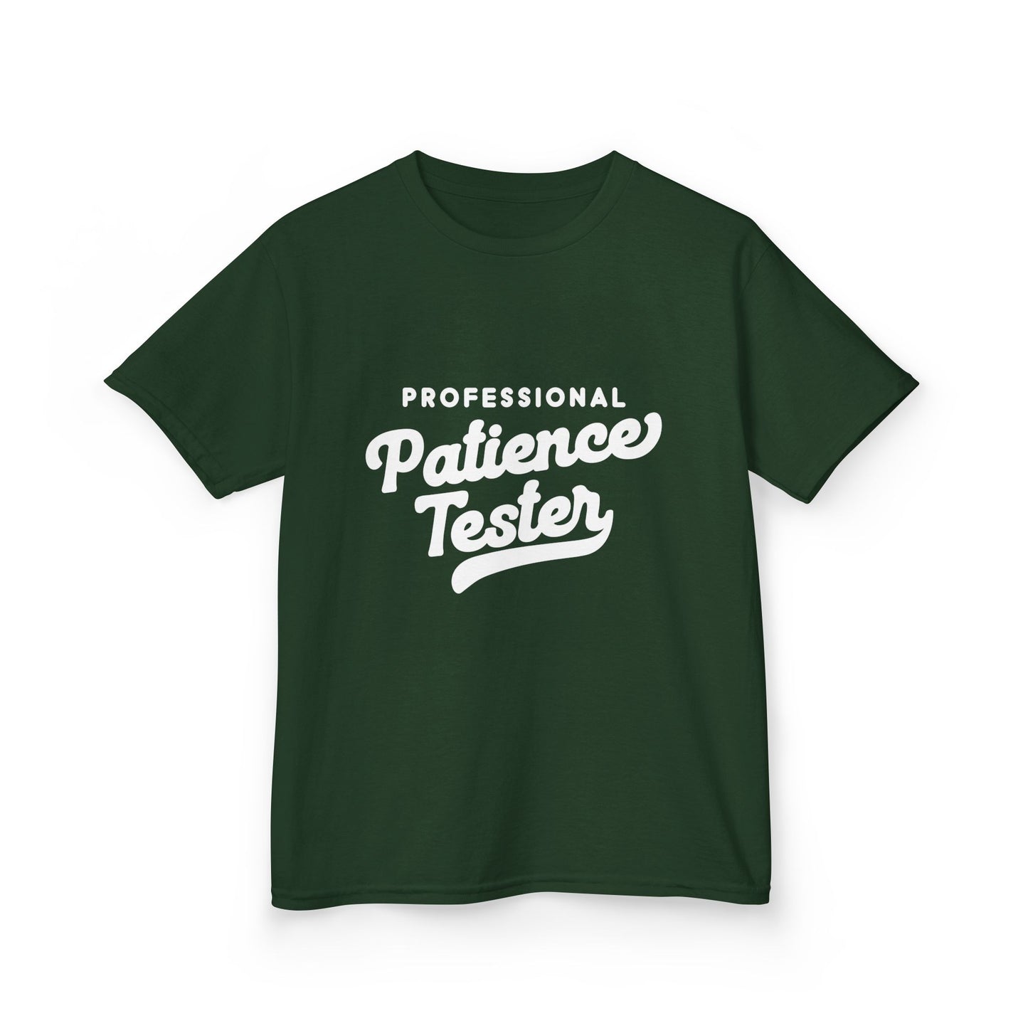 Kids T‑Shirt — "Professional Patience Tester" Funny Graphic Tee for Children