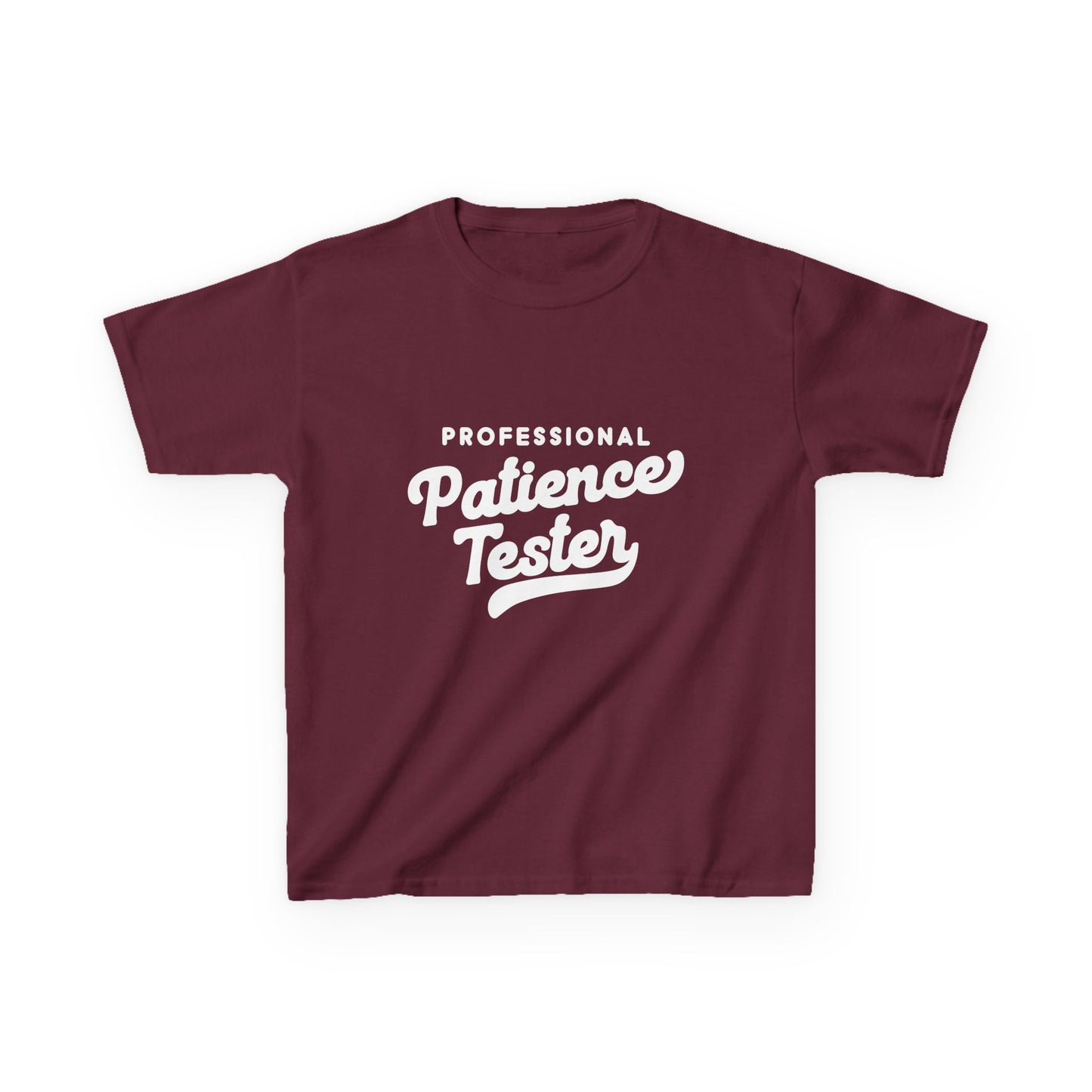 Kids T‑Shirt — "Professional Patience Tester" Funny Graphic Tee for Children