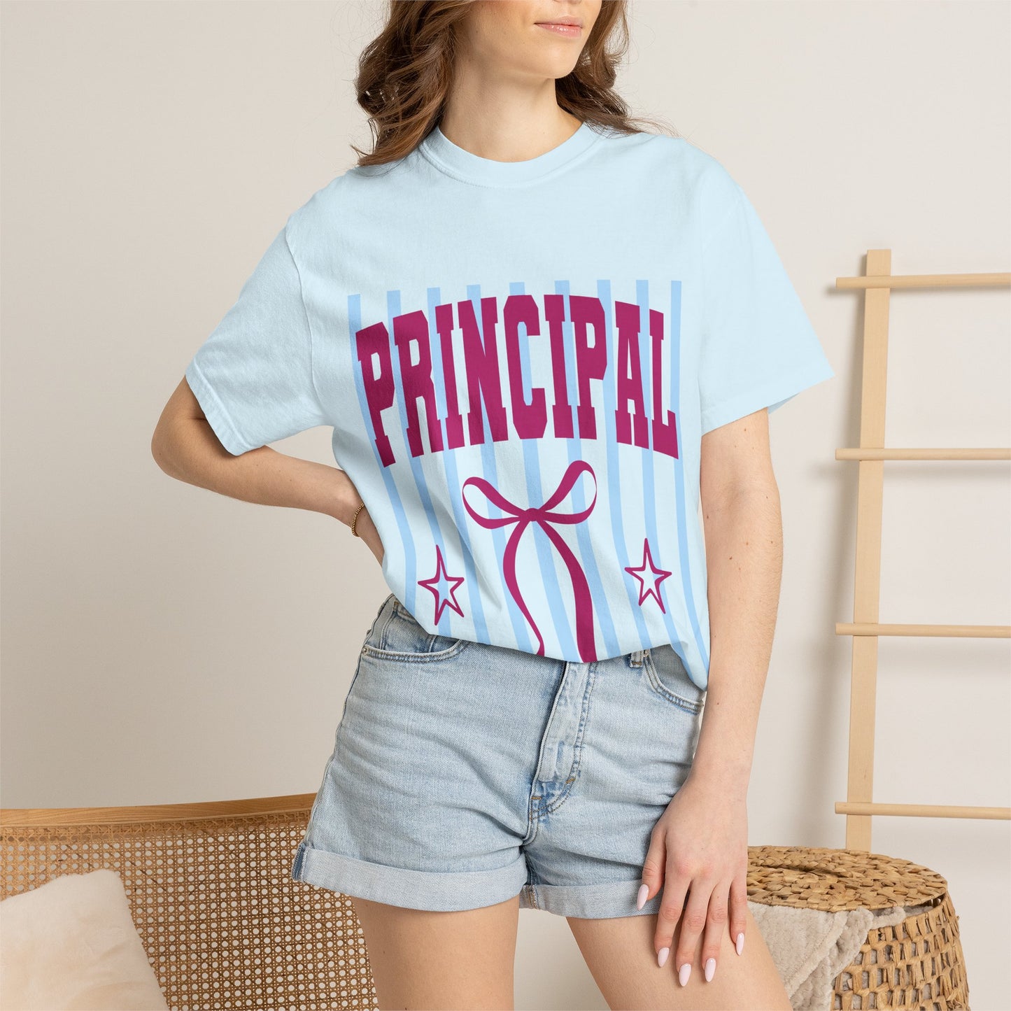 Principal Ribbon T-Shirt — School Leader Gift Tee