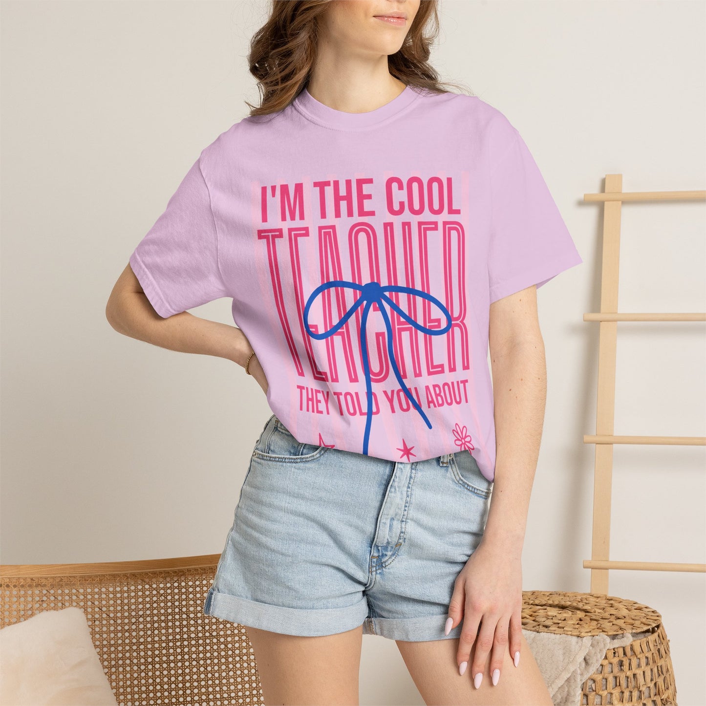Cool Teacher T-Shirt — "I’m the Cool Teacher They Told You About" Graphic Tee for Educators