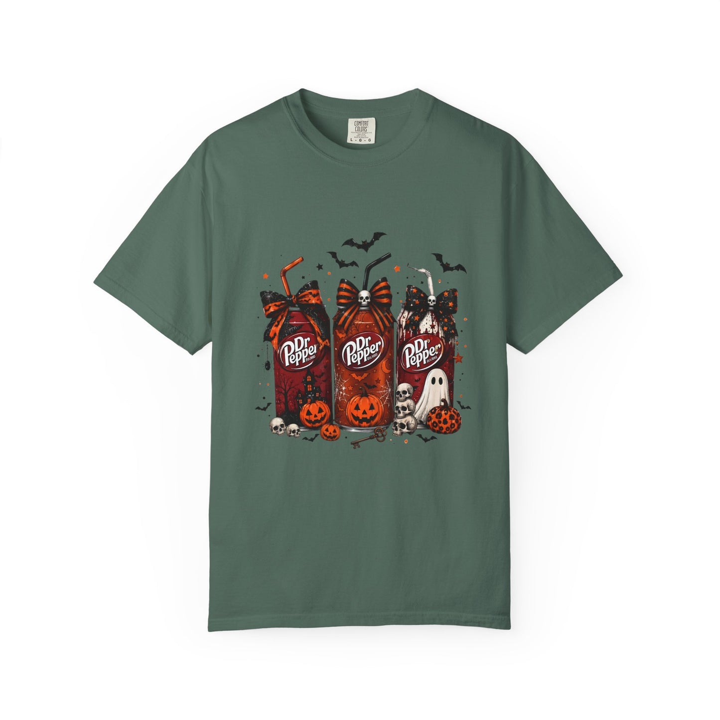 Halloween Dr Pepper Candy Bar T-Shirt — Cute Spooky Soda & Pumpkin Graphic Tee
