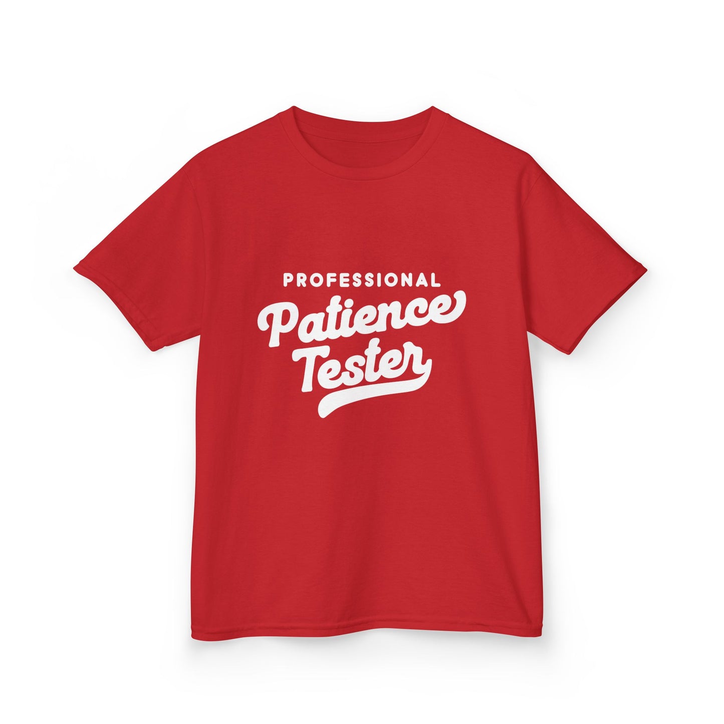 Kids T‑Shirt — "Professional Patience Tester" Funny Graphic Tee for Children