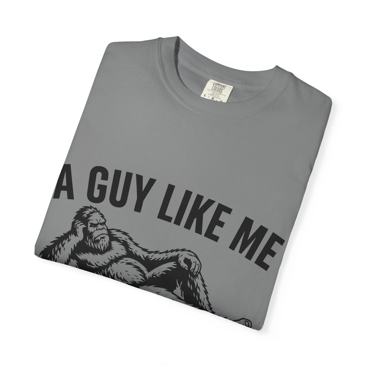 Graphic T-Shirt — “A Guy Like Me Is Hard to Find” Vintage Reclining Figure Tee