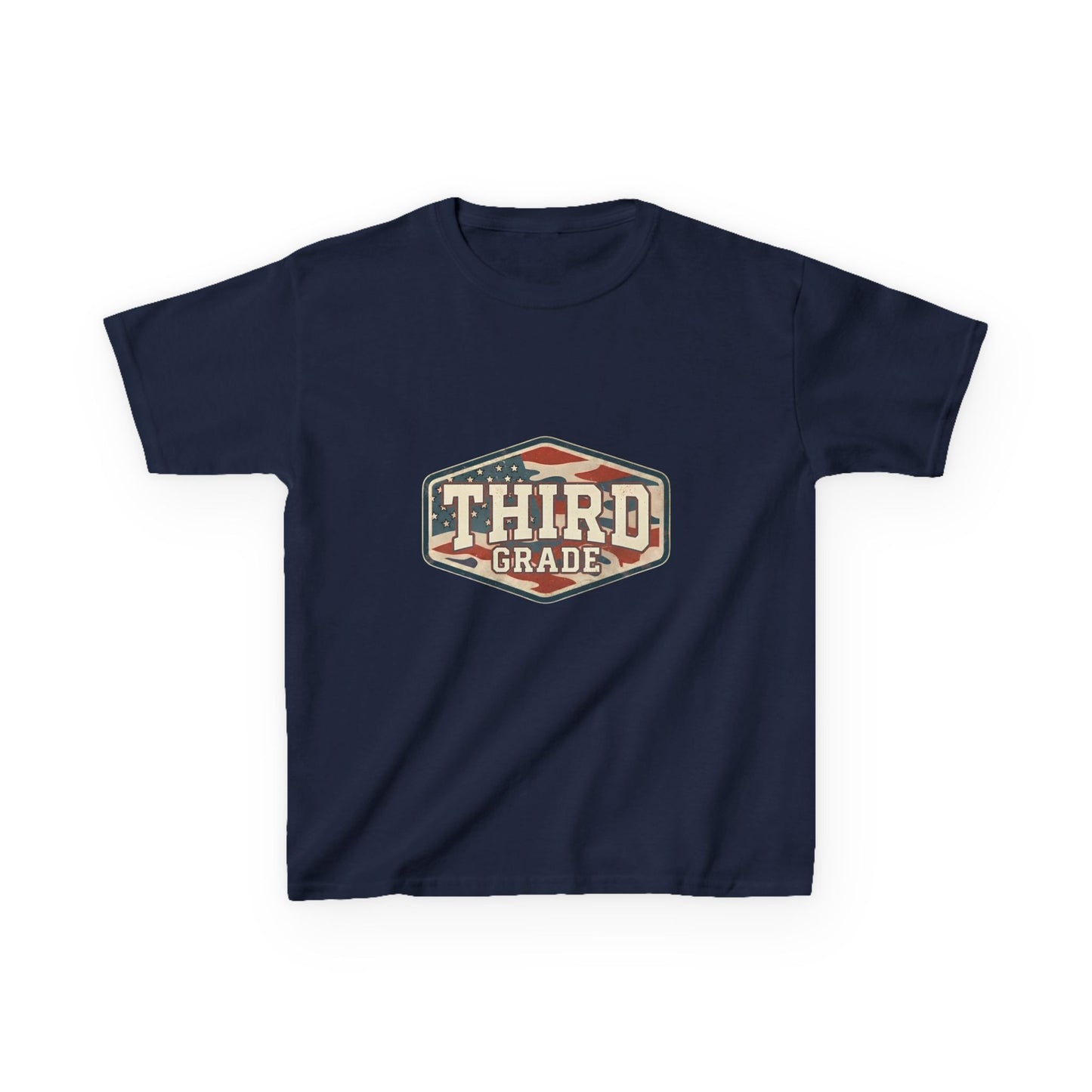 Third Grade Vintage Kids T-Shirt — Retro School Shirt for Back to School