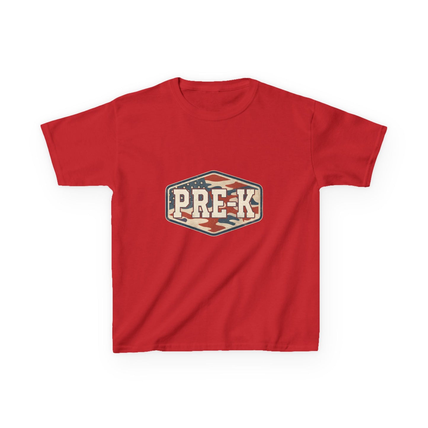 Pre-K Kids T-Shirt — Vintage Camo PRE-K Shirt for Preschoolers