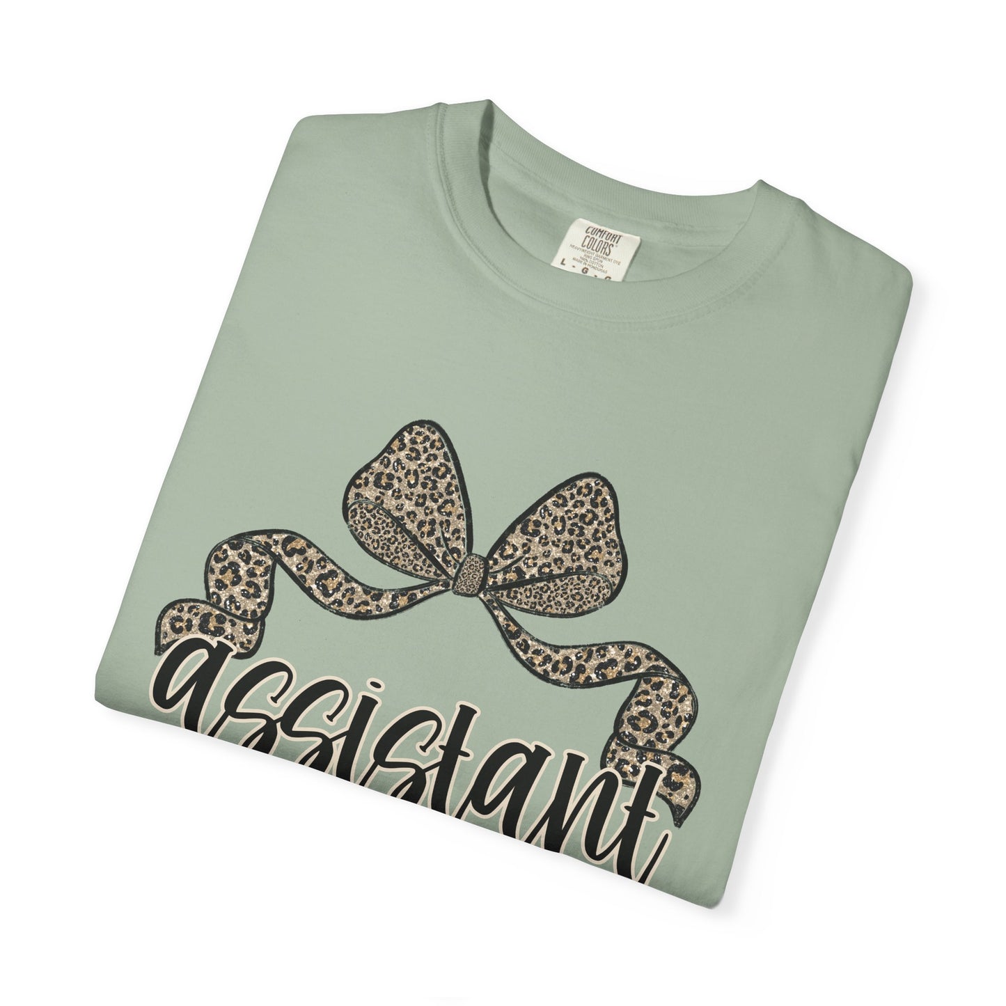 Assistant Principal Leopard Bow T-Shirt