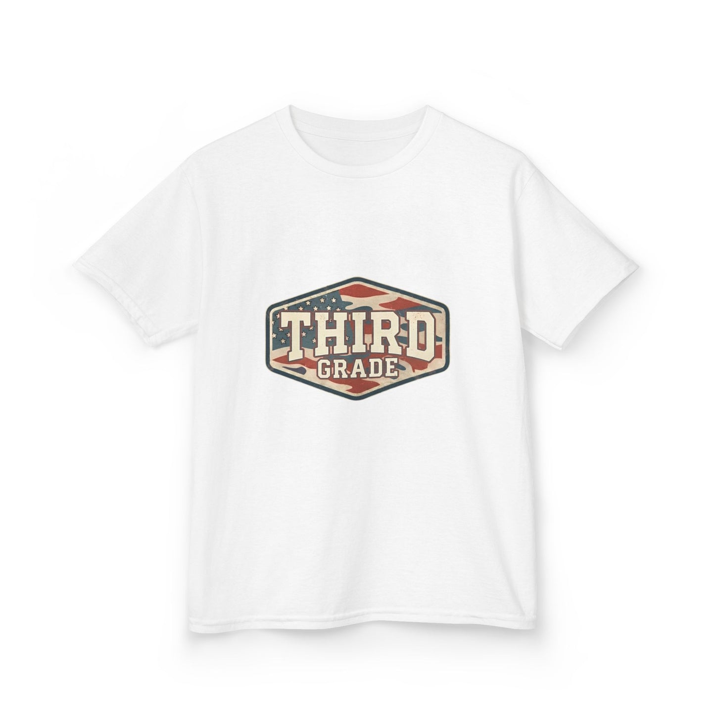 Third Grade Vintage Kids T-Shirt — Retro School Shirt for Back to School