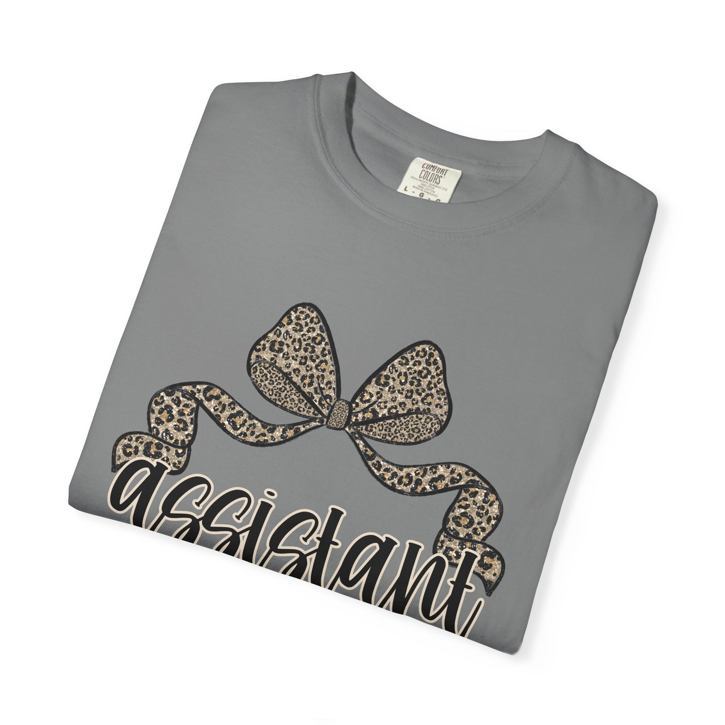 Assistant Principal Leopard Bow T-Shirt
