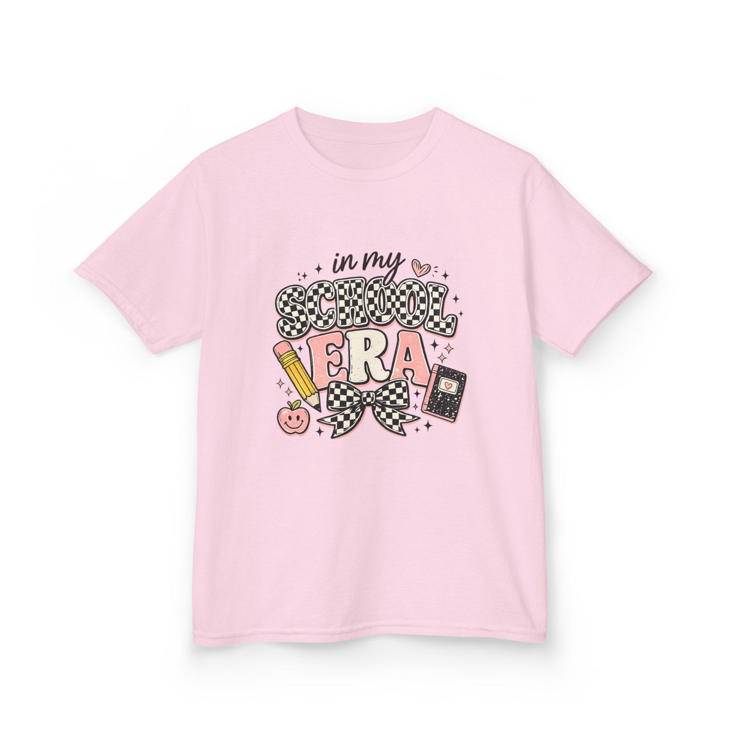 Kids Tee — "In My School Era" Cute Back-to-School Graphic T-Shirt