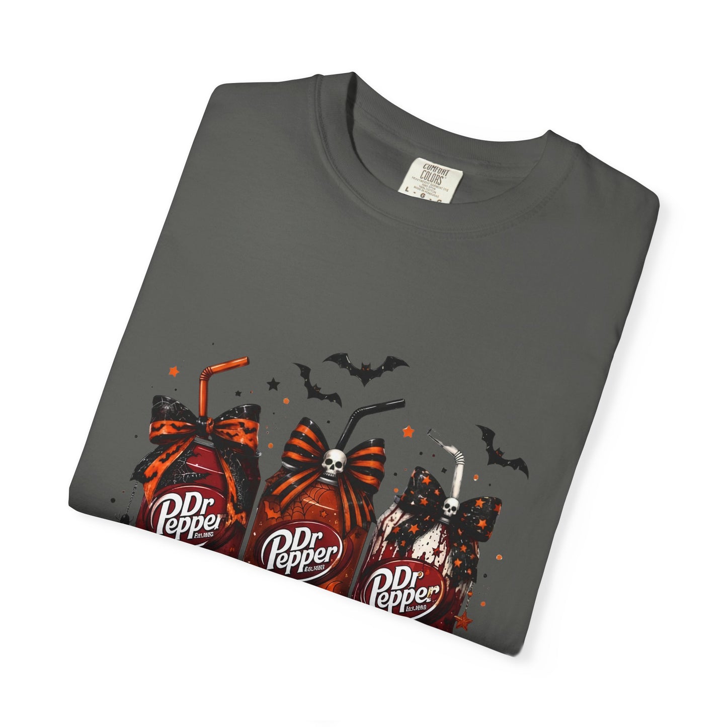 Halloween Dr Pepper Candy Bar T-Shirt — Cute Spooky Soda & Pumpkin Graphic Tee