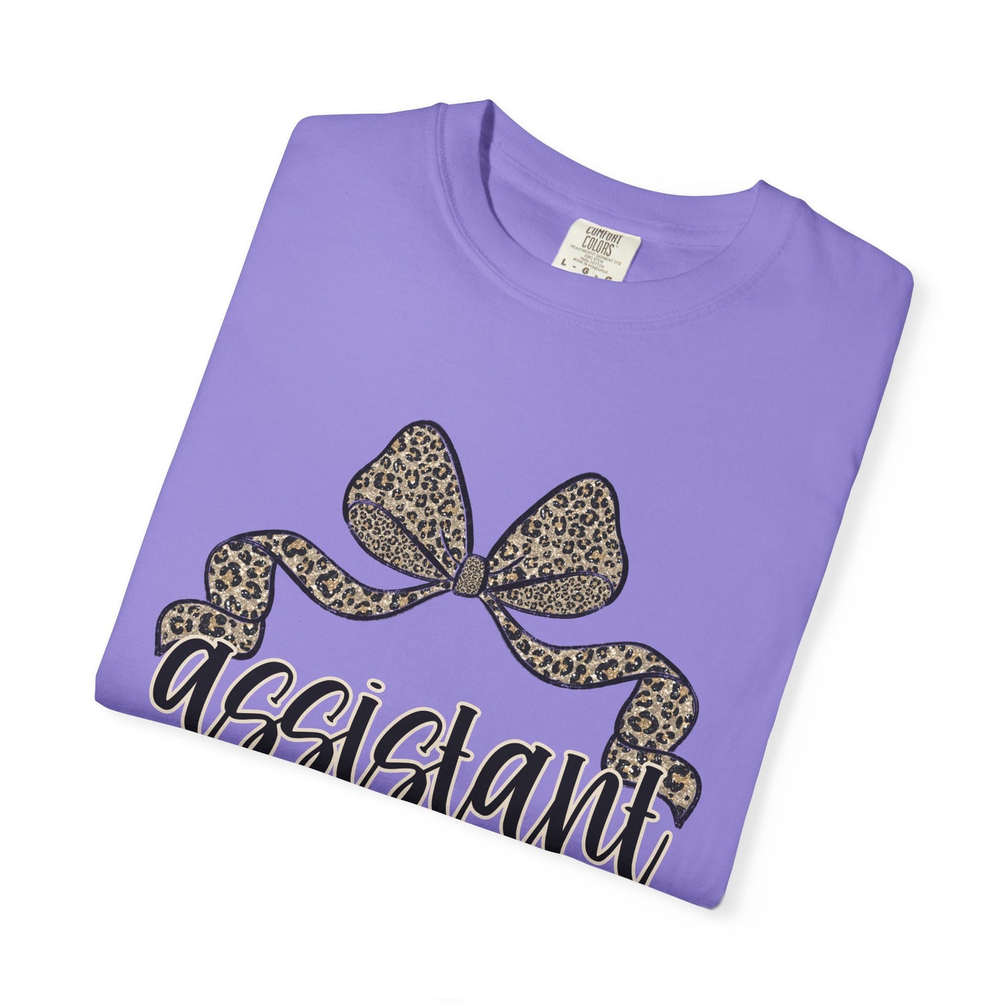 Assistant Principal Leopard Bow T-Shirt