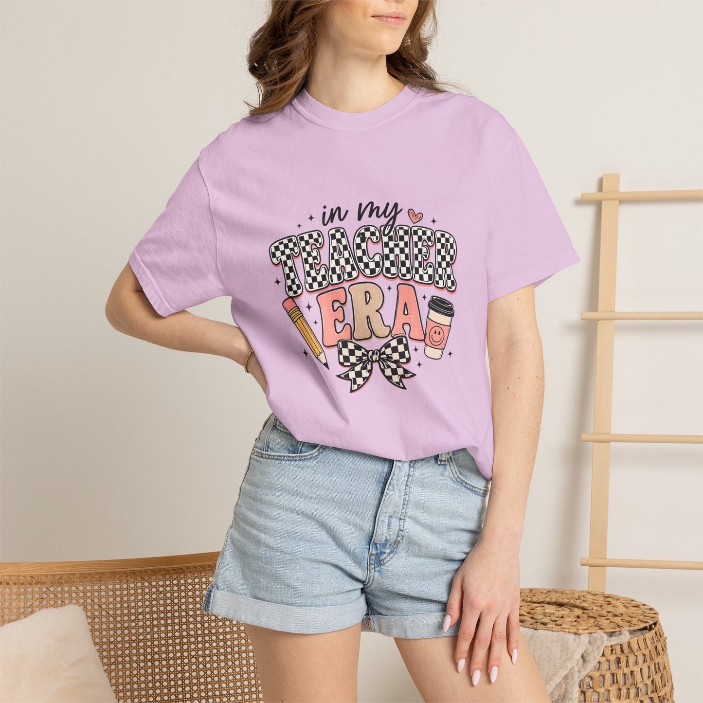 T-Shirt — "In My Teacher Era" Cute Teacher Graphic Tee
