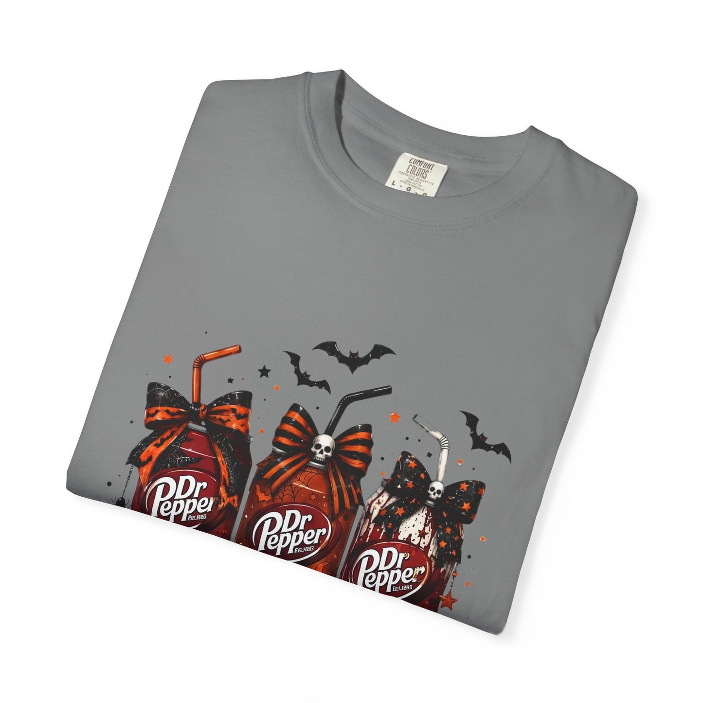 Halloween Dr Pepper Candy Bar T-Shirt — Cute Spooky Soda & Pumpkin Graphic Tee