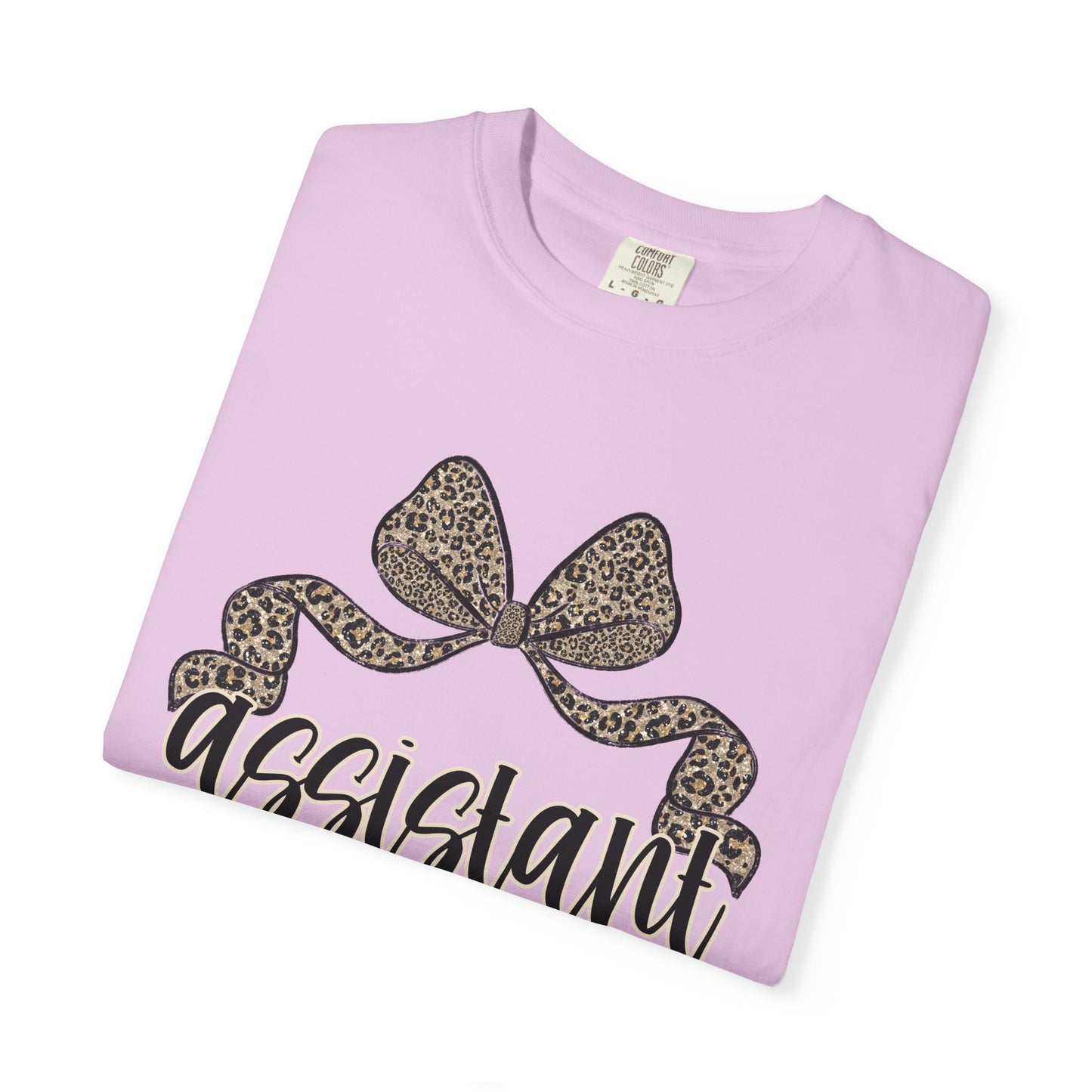 Assistant Principal Leopard Bow T-Shirt