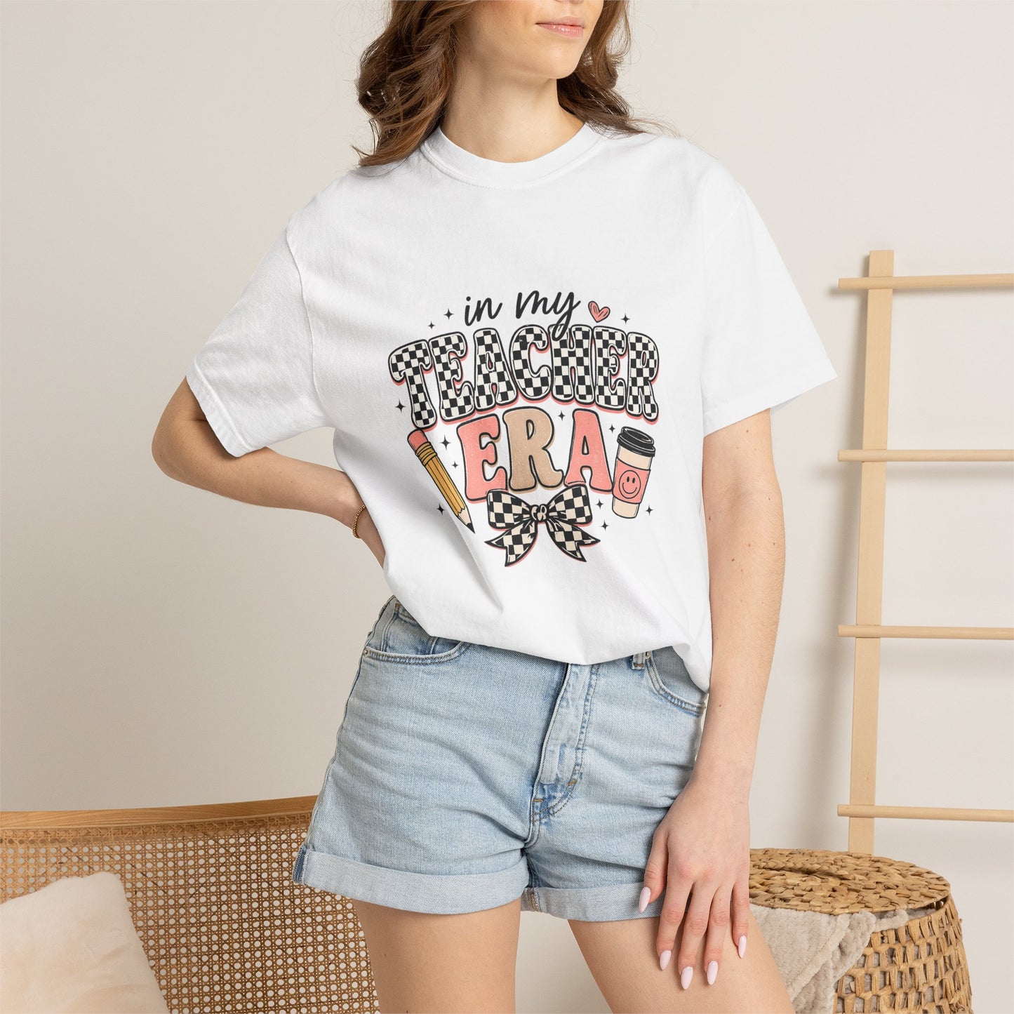 T-Shirt — "In My Teacher Era" Cute Teacher Graphic Tee