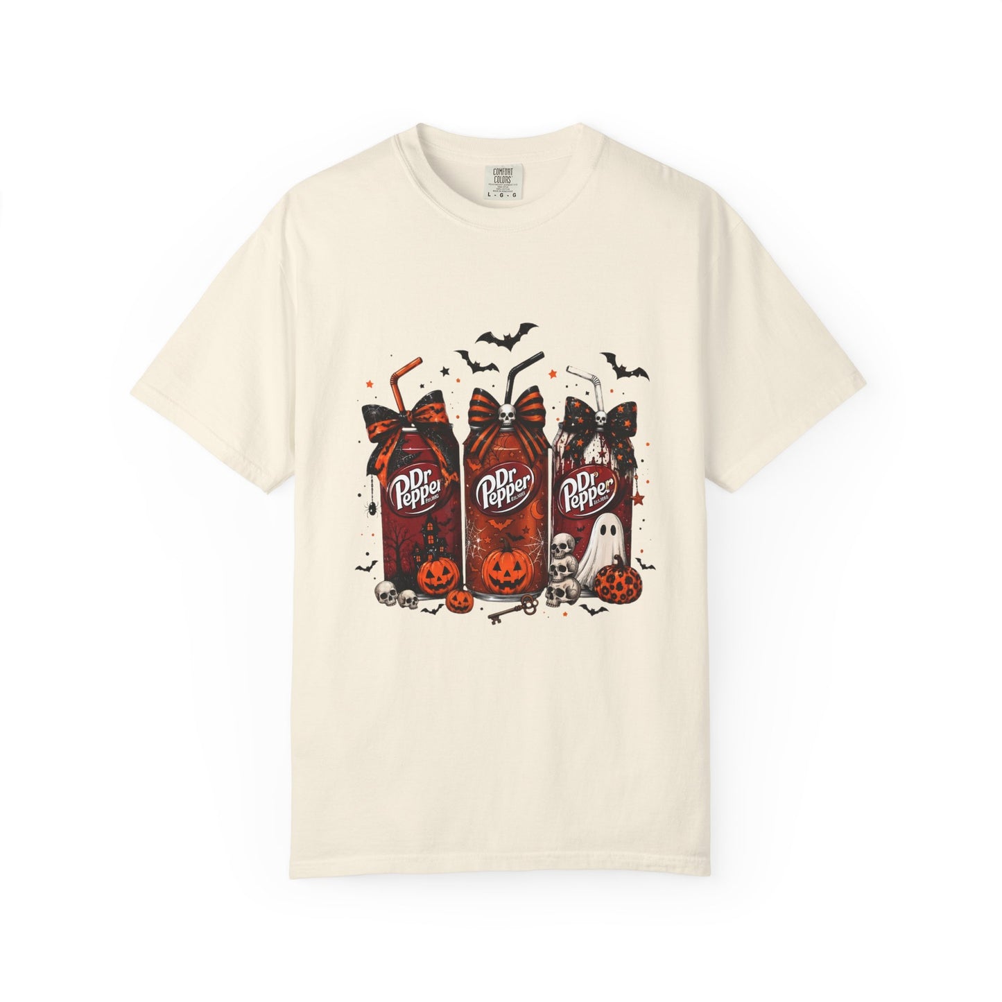 Halloween Dr Pepper Candy Bar T-Shirt — Cute Spooky Soda & Pumpkin Graphic Tee