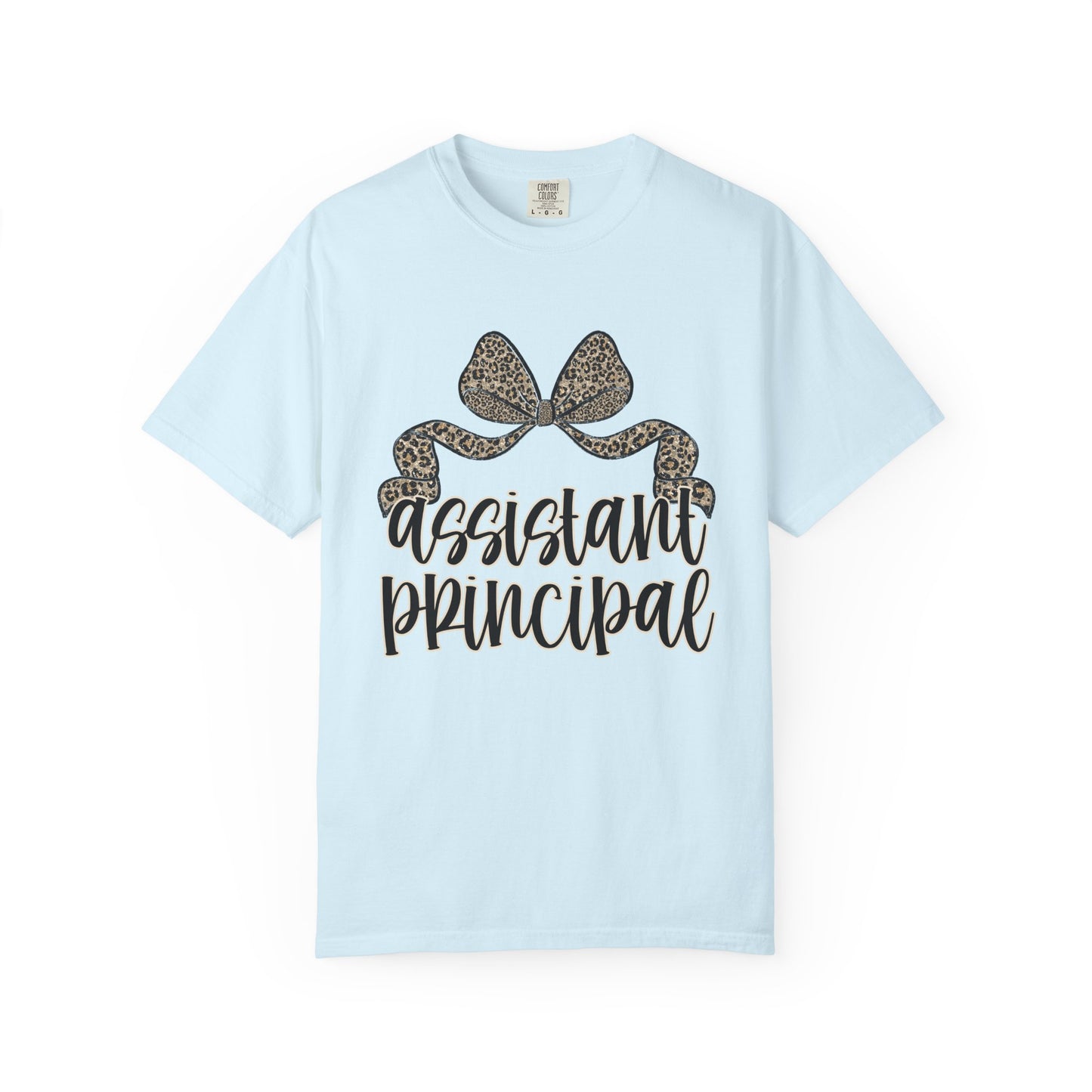 Assistant Principal Leopard Bow T-Shirt