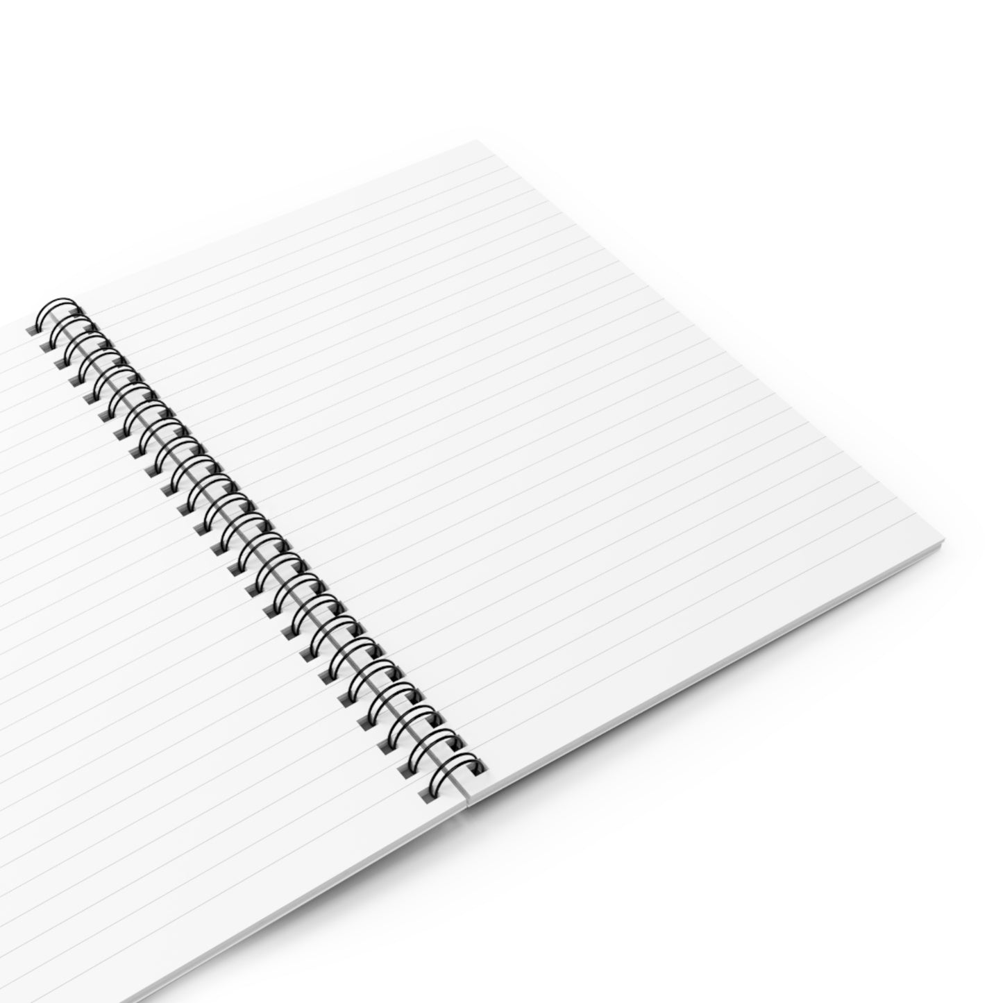 Rock & Rebel Spiral Notebook — Route 66 Skull Doodle Journal (Ruled)