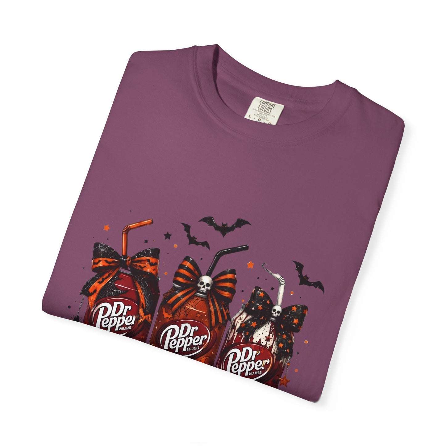 Halloween Dr Pepper Candy Bar T-Shirt — Cute Spooky Soda & Pumpkin Graphic Tee