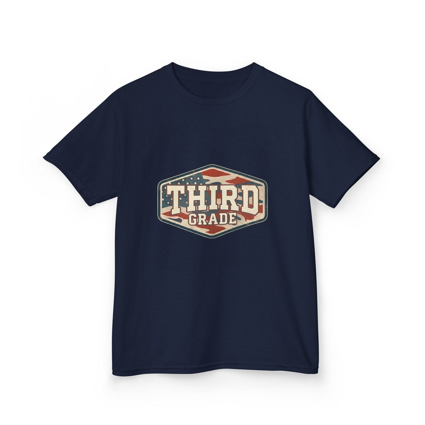 Third Grade Vintage Kids T-Shirt — Retro School Shirt for Back to School