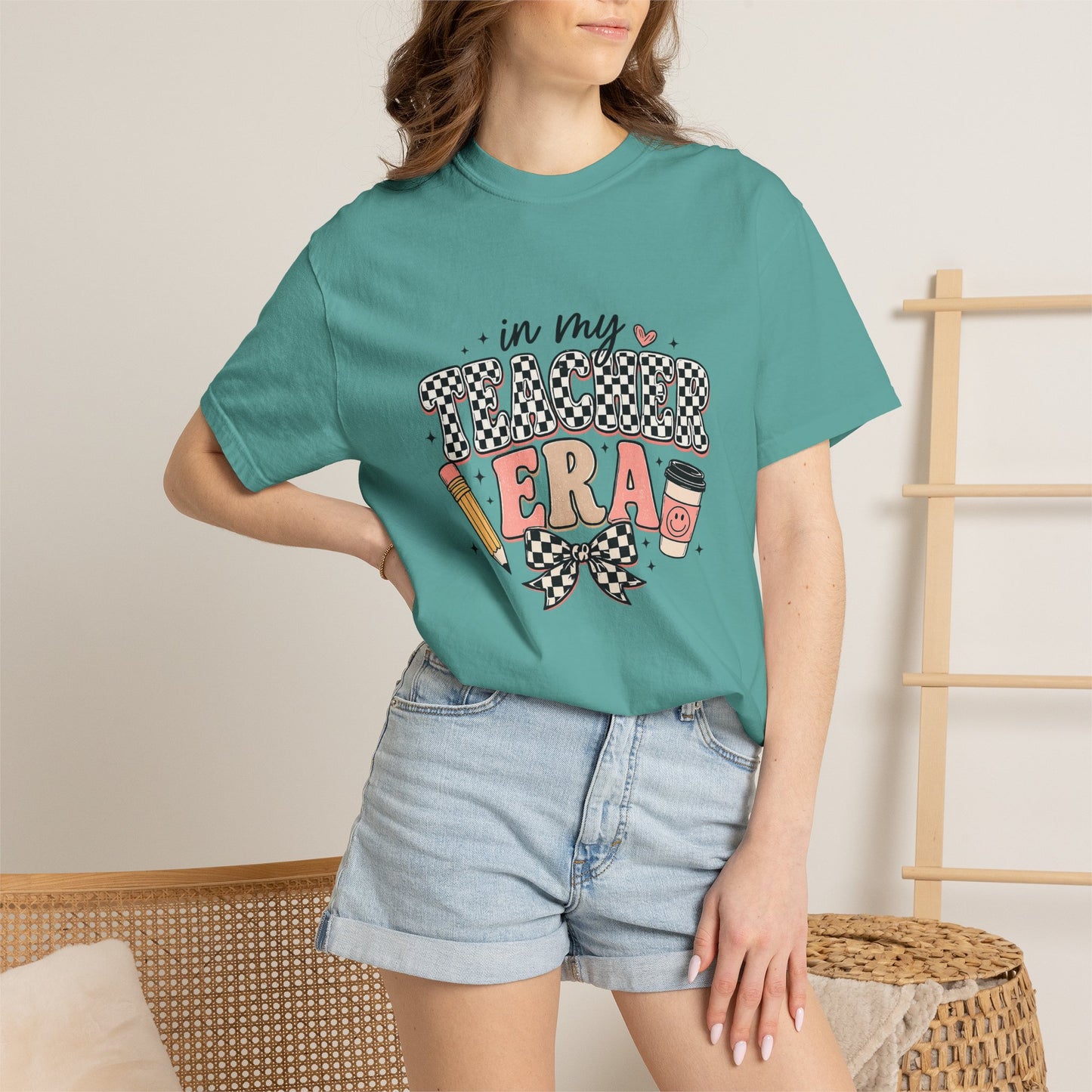T-Shirt — "In My Teacher Era" Cute Teacher Graphic Tee