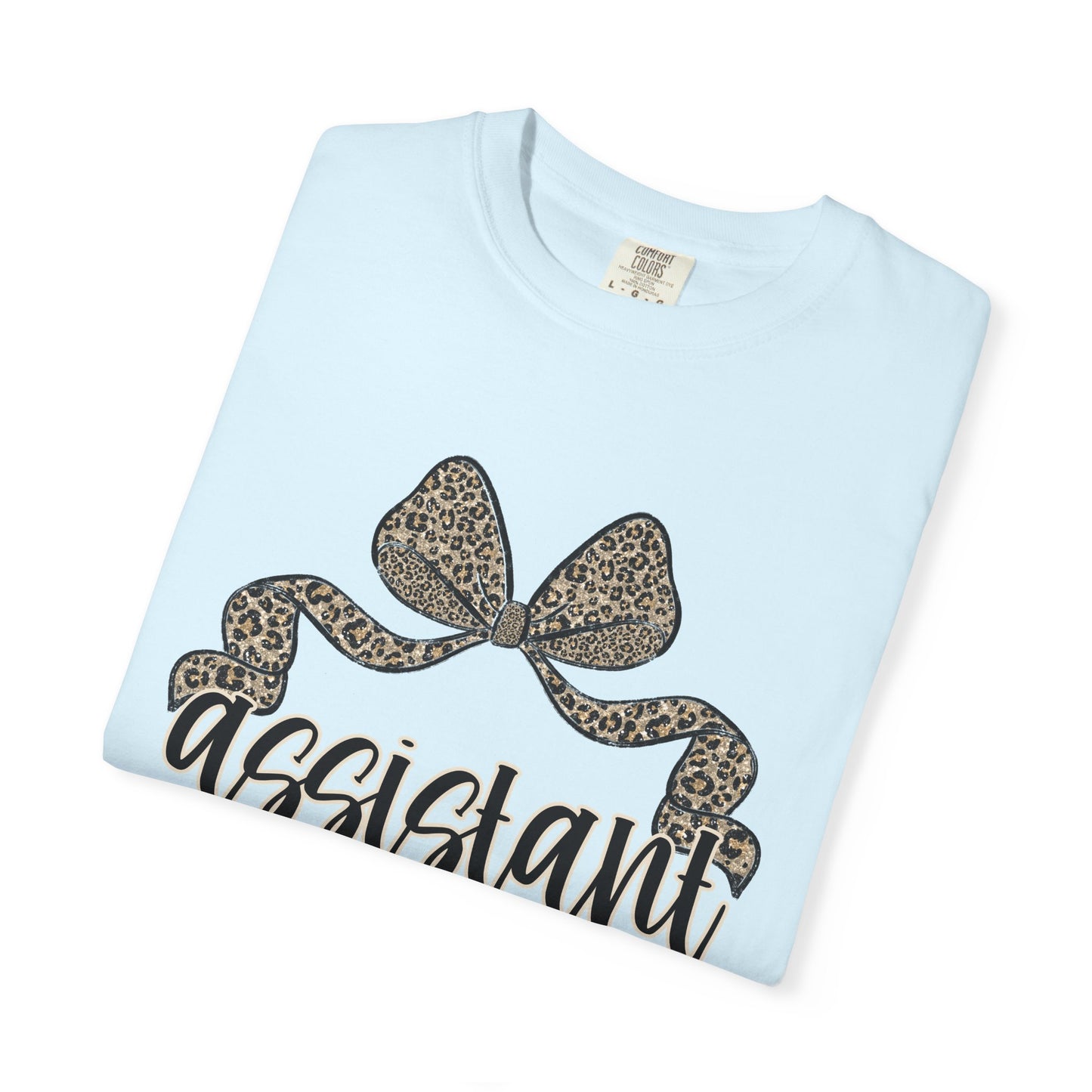 Assistant Principal Leopard Bow T-Shirt