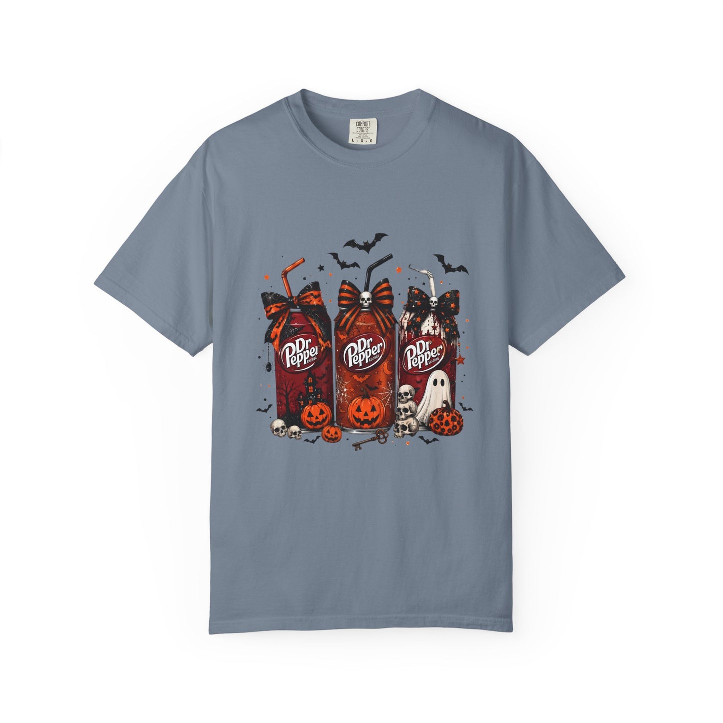 Halloween Dr Pepper Candy Bar T-Shirt — Cute Spooky Soda & Pumpkin Graphic Tee