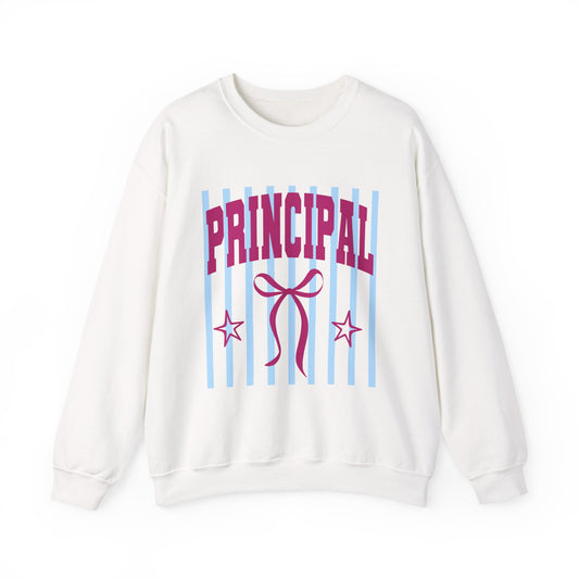 Principal Crewneck Sweatshirt — Cute School Administrator Gift