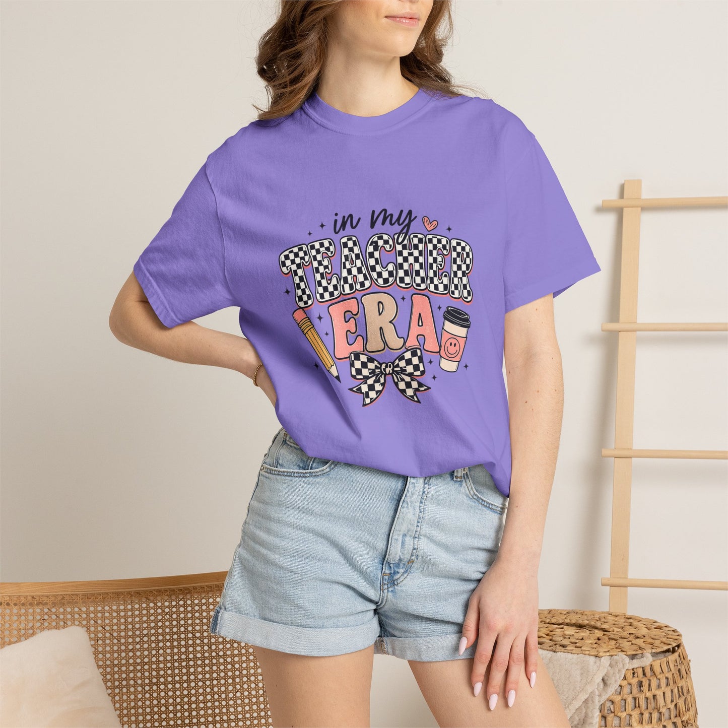 T-Shirt — "In My Teacher Era" Cute Teacher Graphic Tee