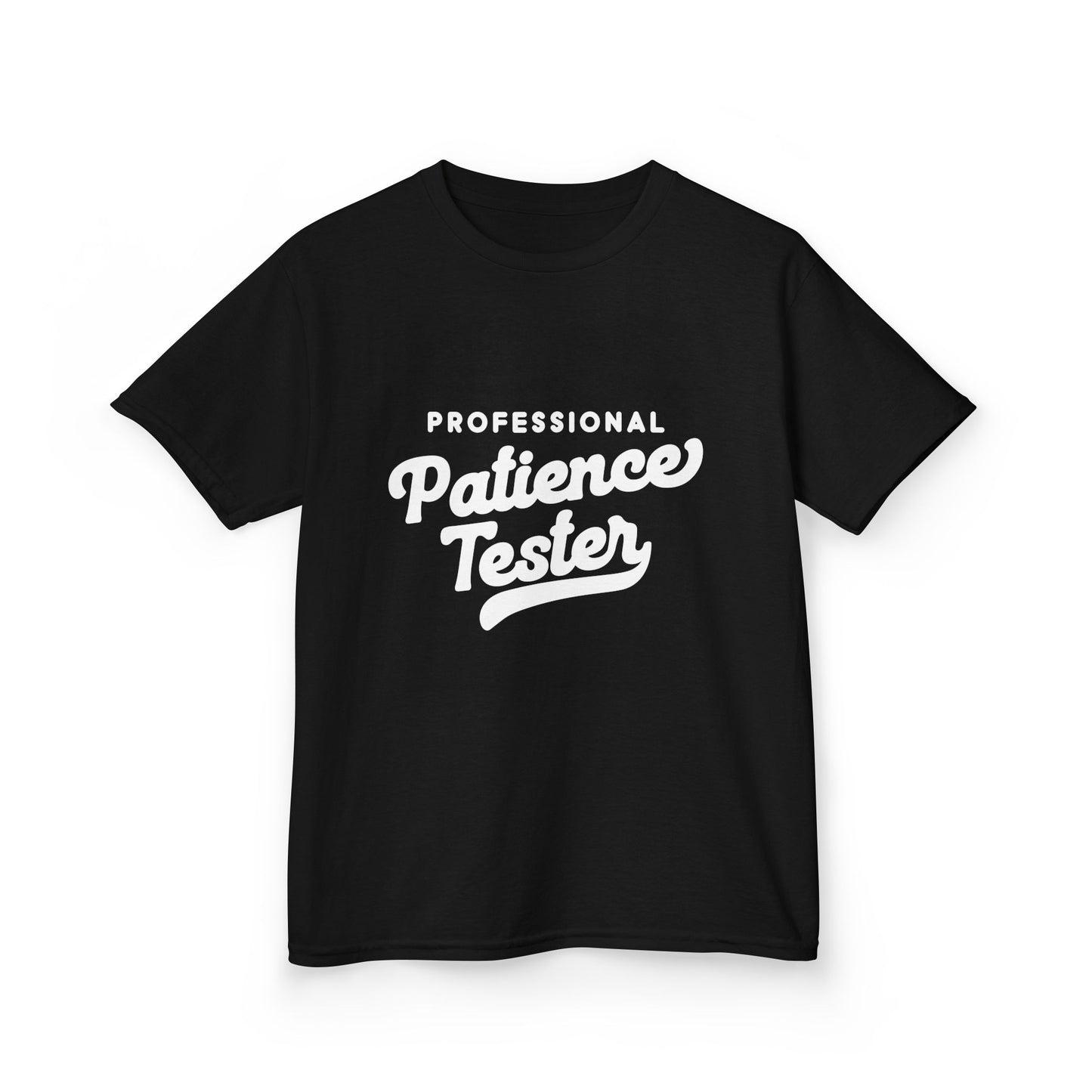 Kids T‑Shirt — "Professional Patience Tester" Funny Graphic Tee for Children