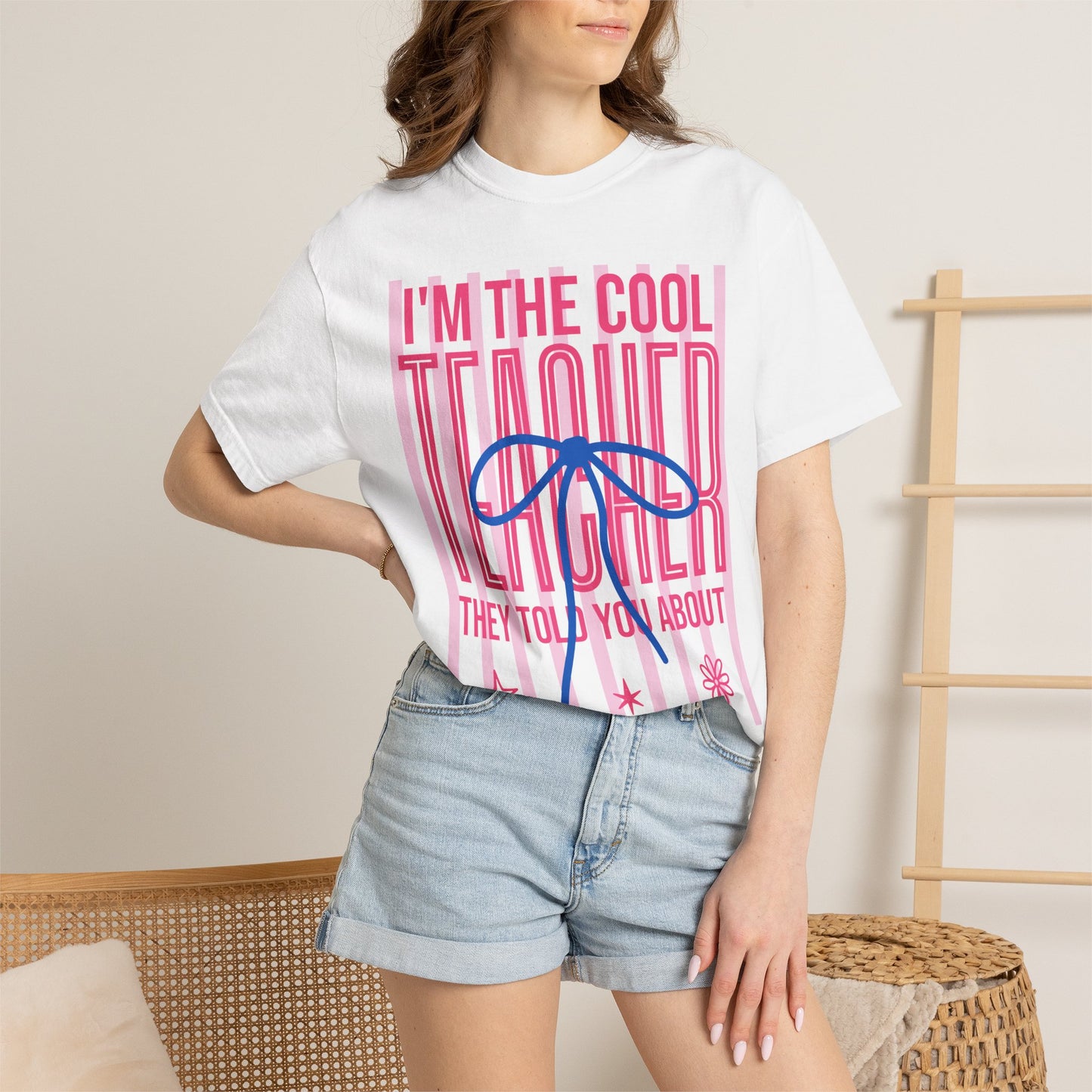 Cool Teacher T-Shirt — "I’m the Cool Teacher They Told You About" Graphic Tee for Educators