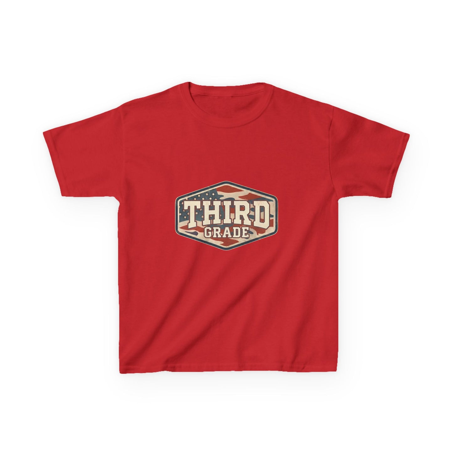 Third Grade Vintage Kids T-Shirt — Retro School Shirt for Back to School