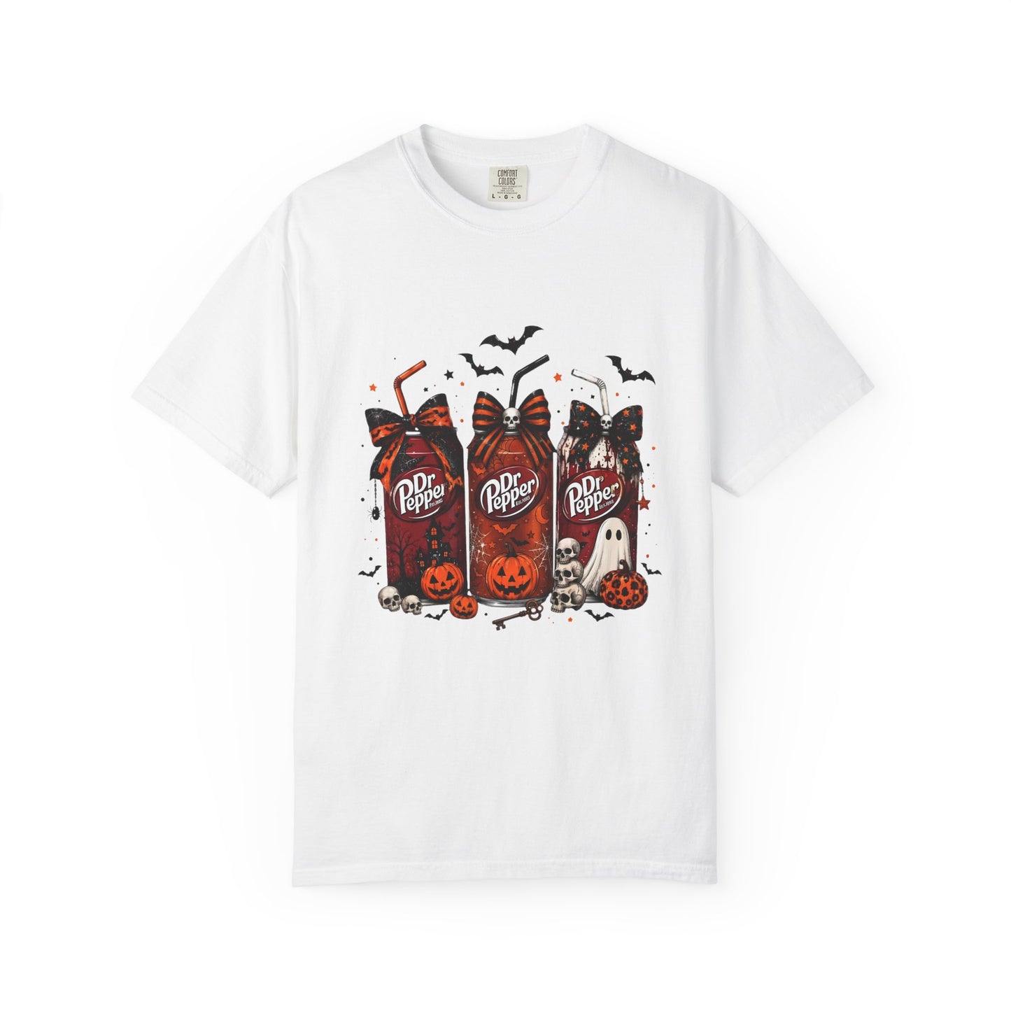 Halloween Dr Pepper Candy Bar T-Shirt — Cute Spooky Soda & Pumpkin Graphic Tee