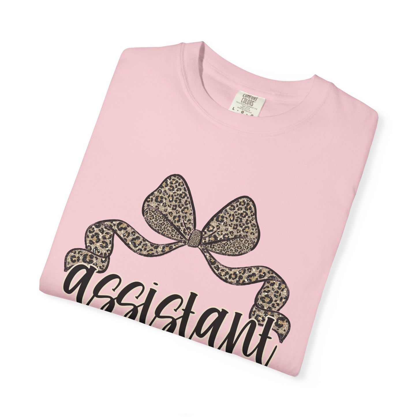 Assistant Principal Leopard Bow T-Shirt