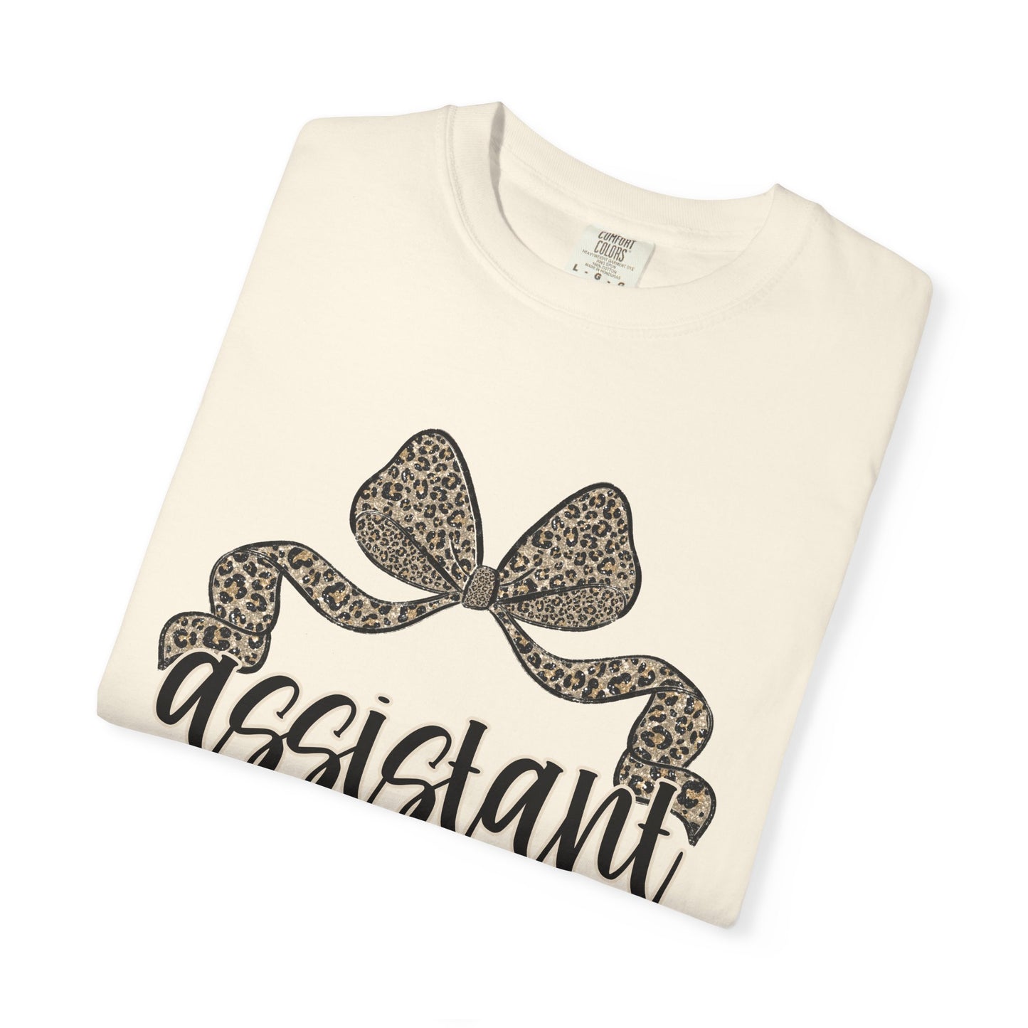 Assistant Principal Leopard Bow T-Shirt